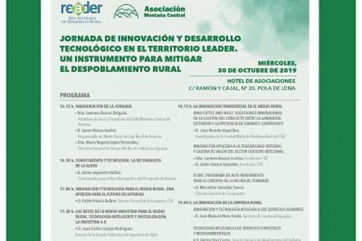 Montaña Central se centra en la innovación y el desarrollo tecnológico como instrumento contra el despoblamiento rural Montaña Central se centra en la innovación y el desarrollo tecnológico como instrumento contra el despoblamiento rural