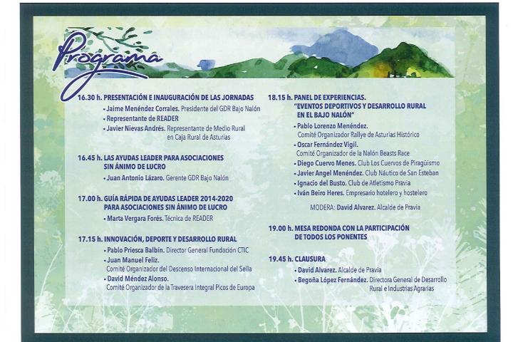 El GDR Bajo Nalón organiza una Jornada centrada en las ayudas LEADER y el asociacionismo deportivo El GDR Bajo Nalón organiza una Jornada centrada en las ayudas LEADER y el asociacionismo deportivo